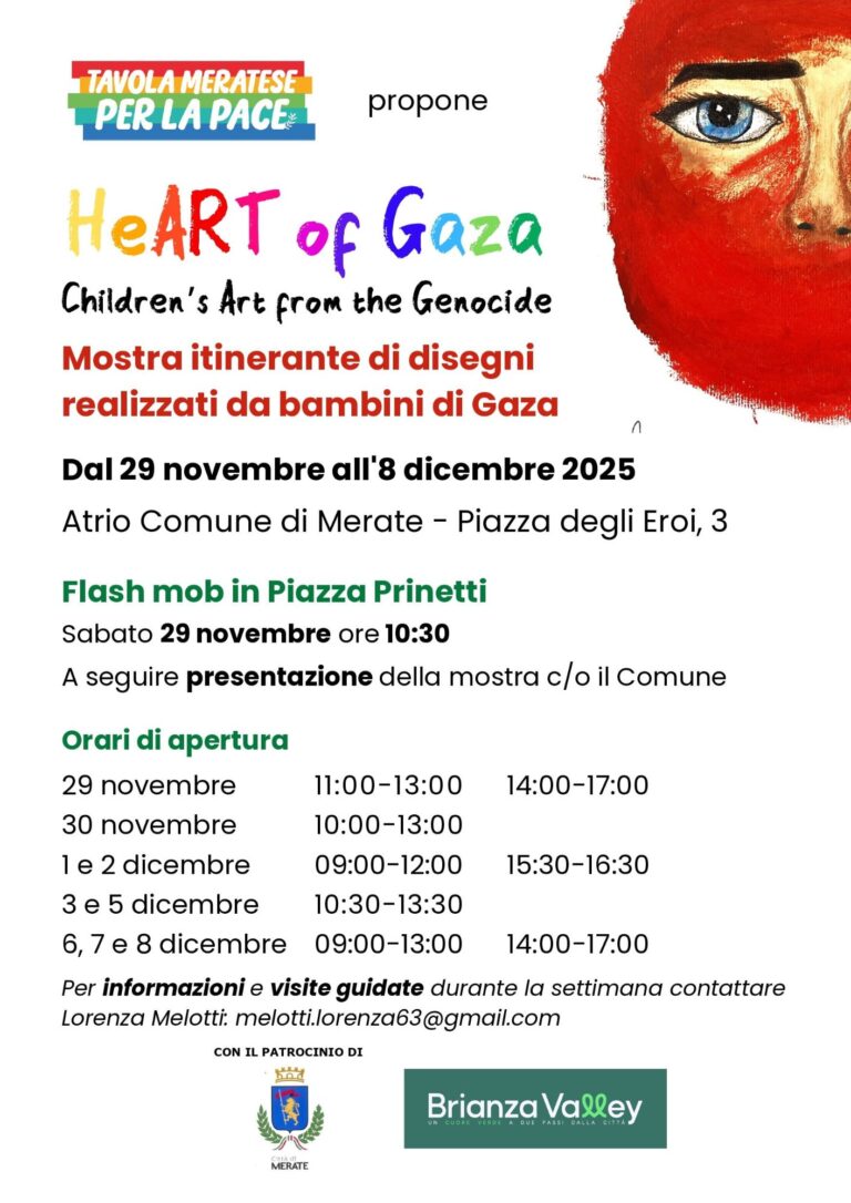 “Heart of Gaza” Mostra itinerante di disegni realizzati da bambini di Gaza