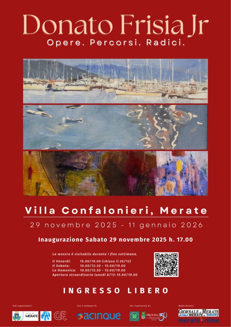 MOSTRA “DONATO FRISIA JR. Opere. Percorsi. Radici.”