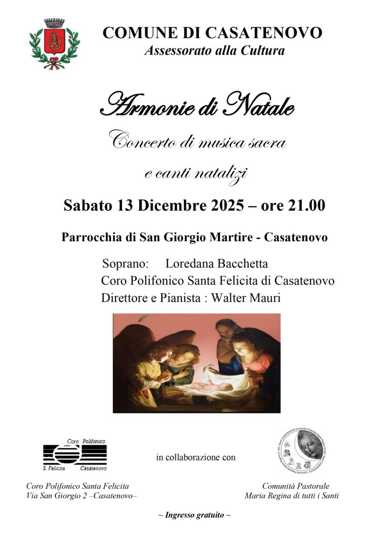Concerto di musica sacra e canti natalizi