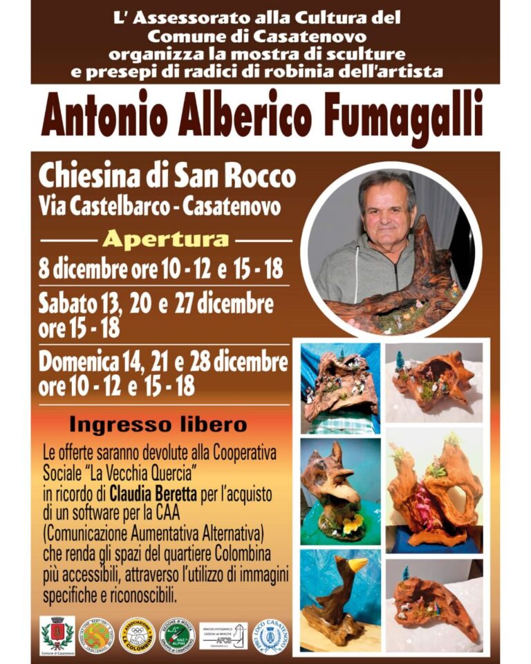 Mostra di presepi e opere dell’artista Antonio Alberico Fumagalli