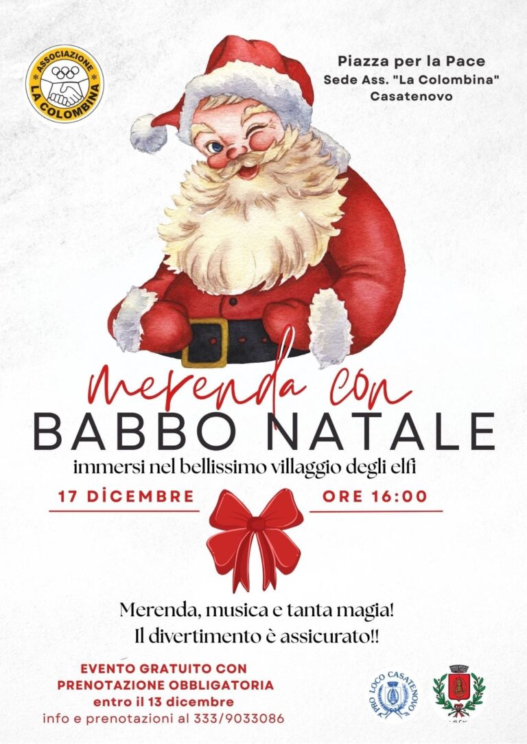 Merenda con Babbo Natale