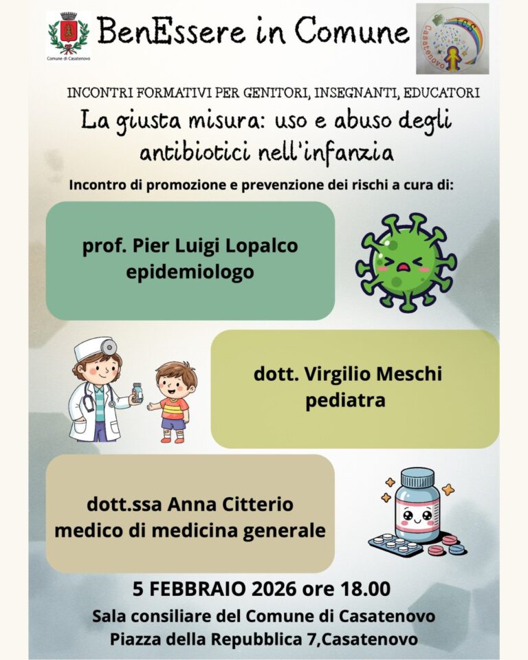 BenEssere in Comune – La giusta misura: uso e abuso degli antibiotici nell’infanzia