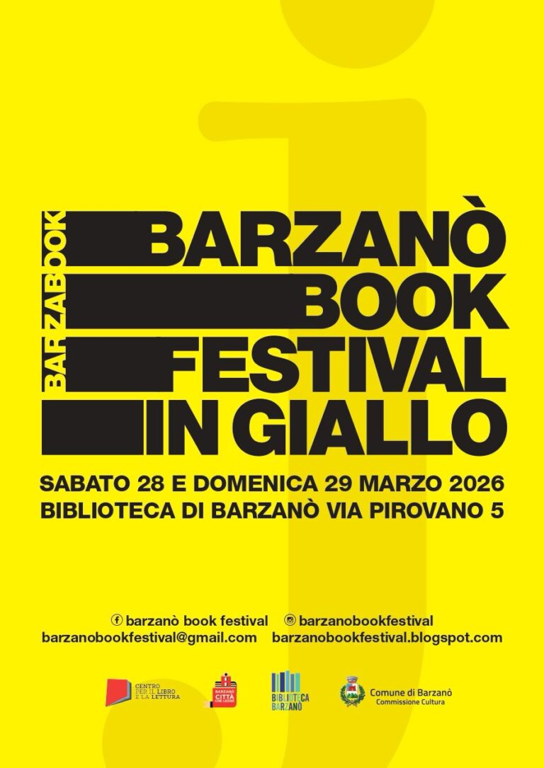 BARZANÒ BOOK FESTIVAL IN GIALLO
