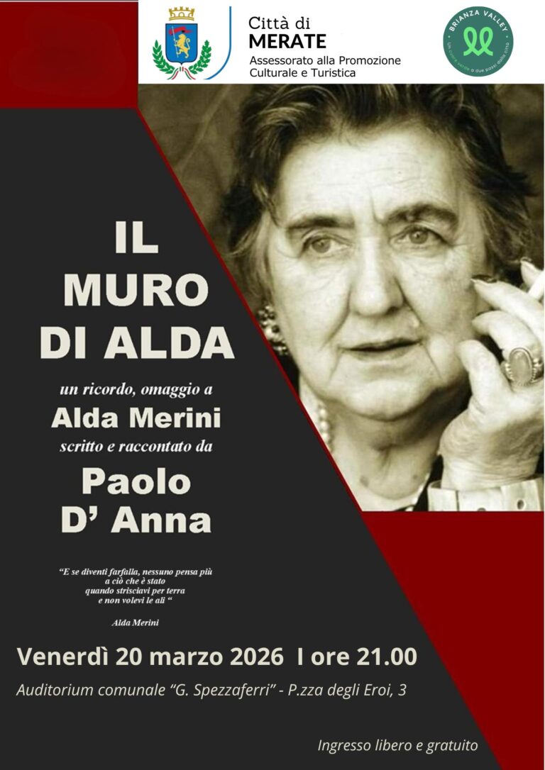 IL MURO DI ALDA – un ricordo e un omaggio ad Alda Merini scritto e raccontato da Paolo D’Anna