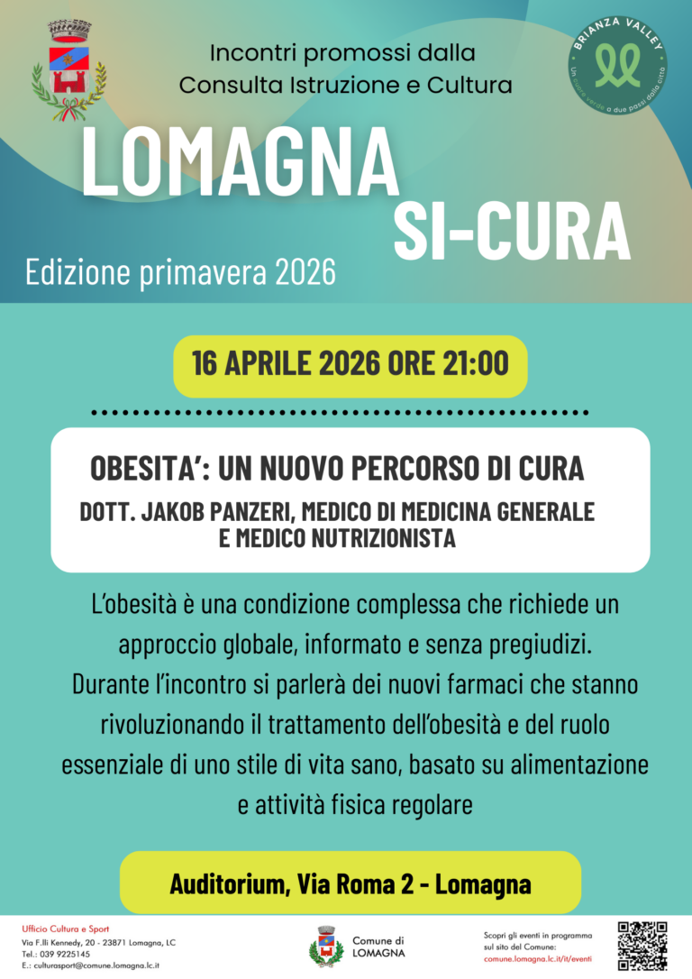 LOMAGNA SI-CURA: Obesità, un nuovo percorso di cura