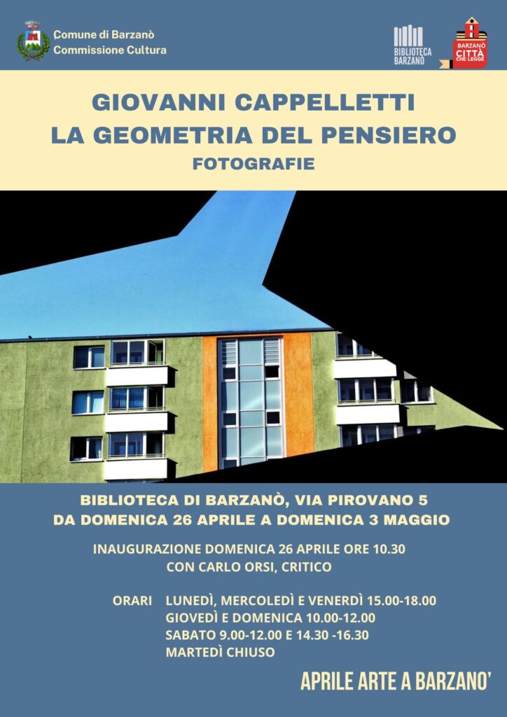 Giovanni Cappelletti La Geometria del Pensiero in Biblioteca