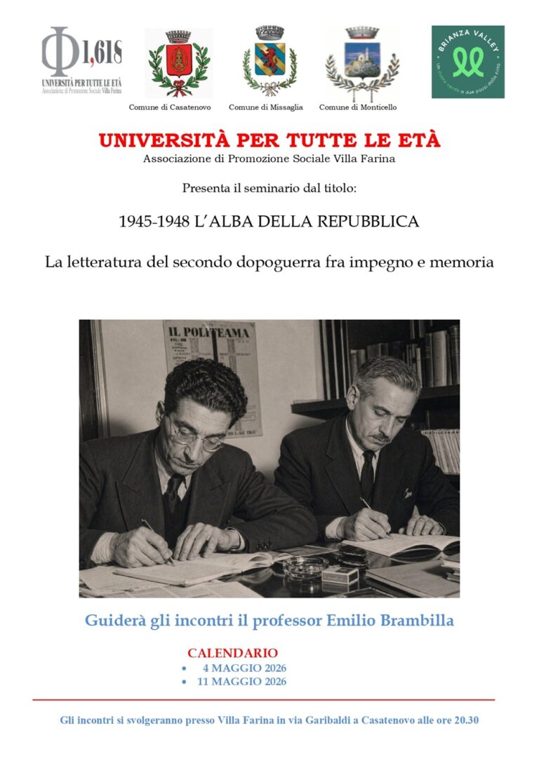 1943 – 1948: L’alba della Repubblica – La letteratura del secondo dopoguerra fra impegno e memoria