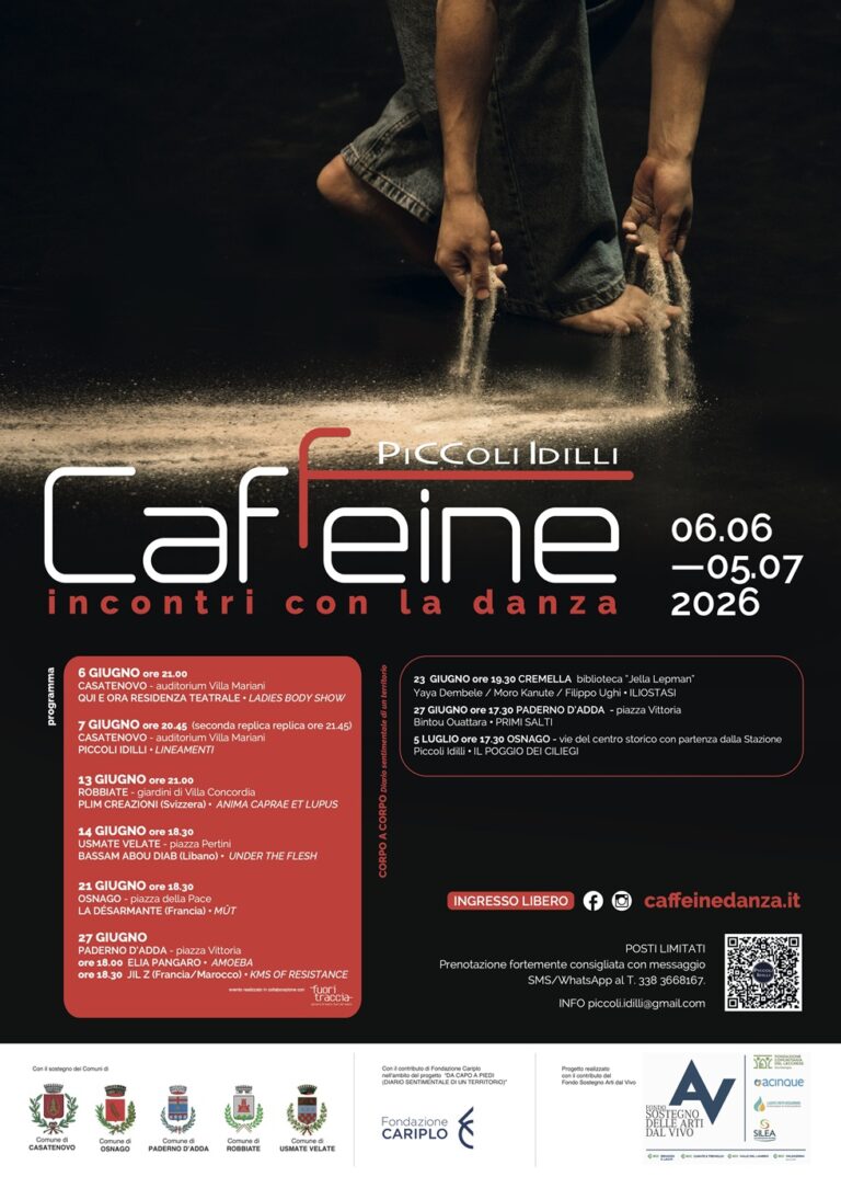 Caffeine incontri con la danza – Festival di danza contemporanea