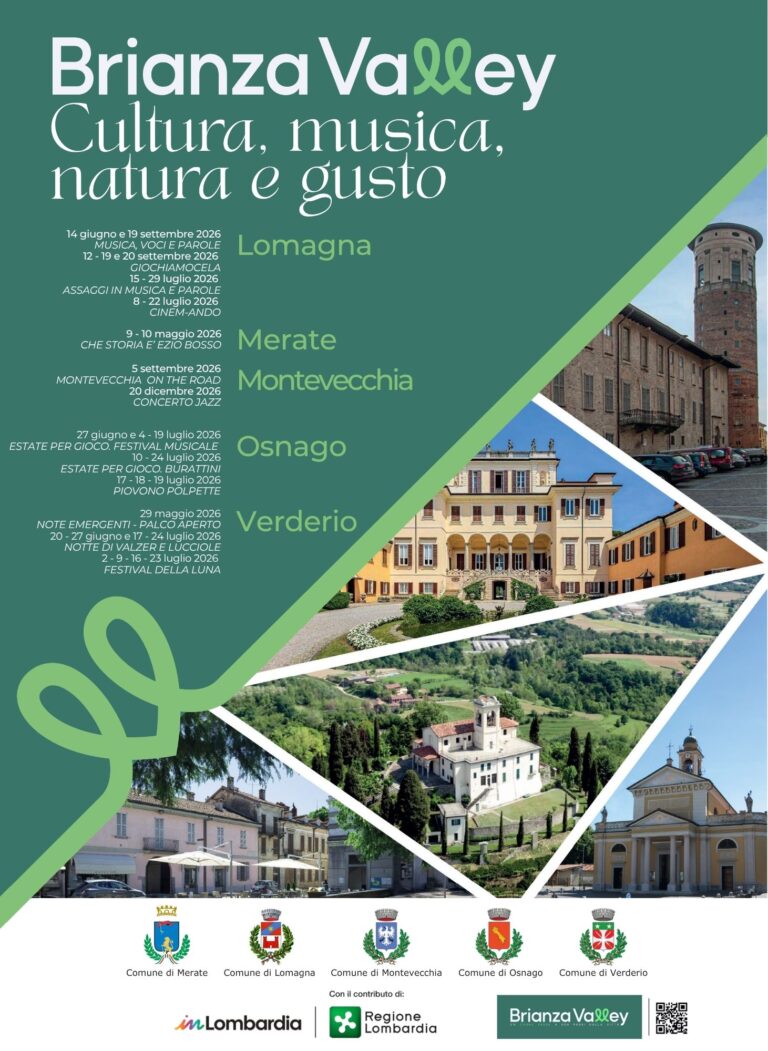 Brianza Valley. Cultura, musica, natura e gusto