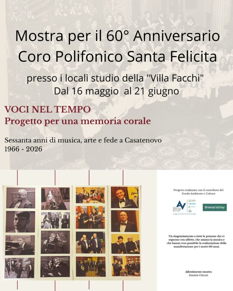 Mostra per il 60° Anniversario Coro Polifonico Santa Felicita