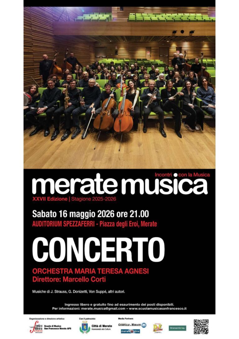 XXVII Edizione MerateMusica – Concerto Orchestra Maria Teresa Agnesi