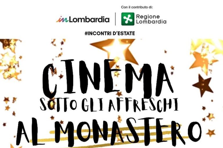 Cinema sotto gli affreschi al Monastero. Rassegna serale di 6 film nella chiesa sconsacrata