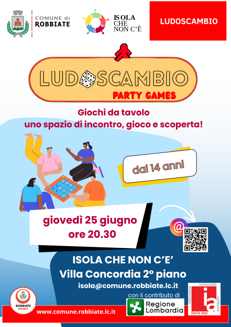 Ludoscambio Party Games – 25 giugno