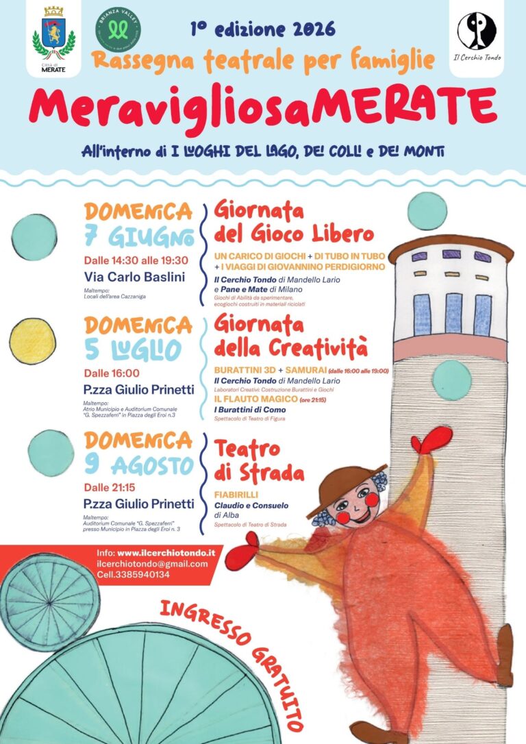 MeravigliosaMerate. Rassegna teatrale per famiglie
