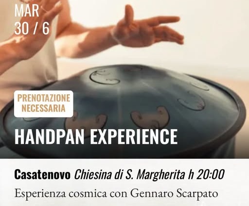 Handpan Experience – Suonimobili 2026 Note d’estate a Casatenovo