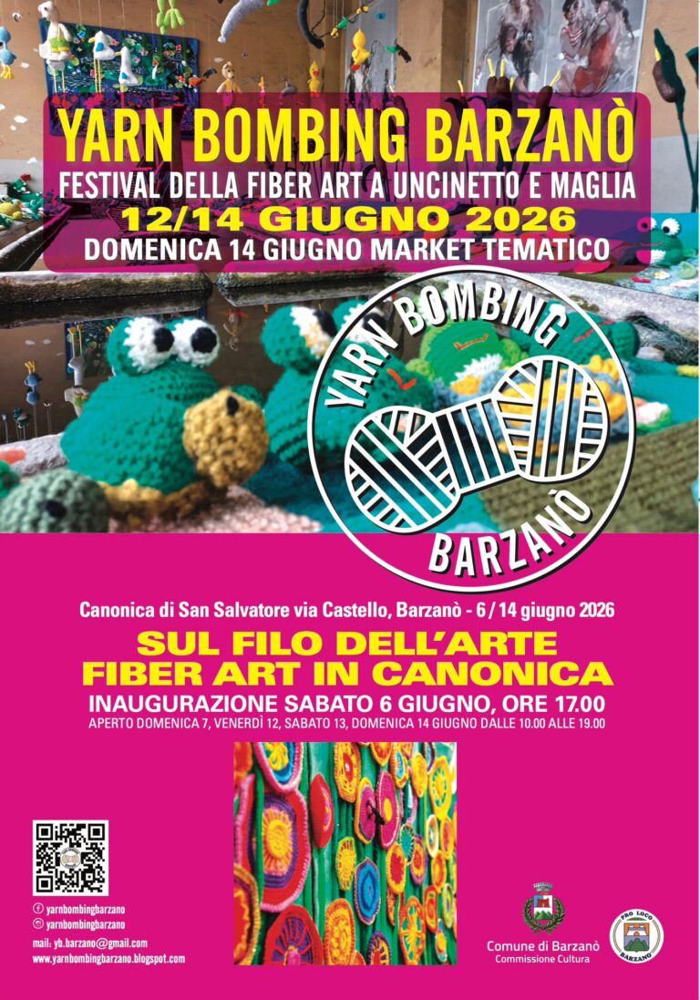 Festival della Fiber Art a uncinetto e maglia
