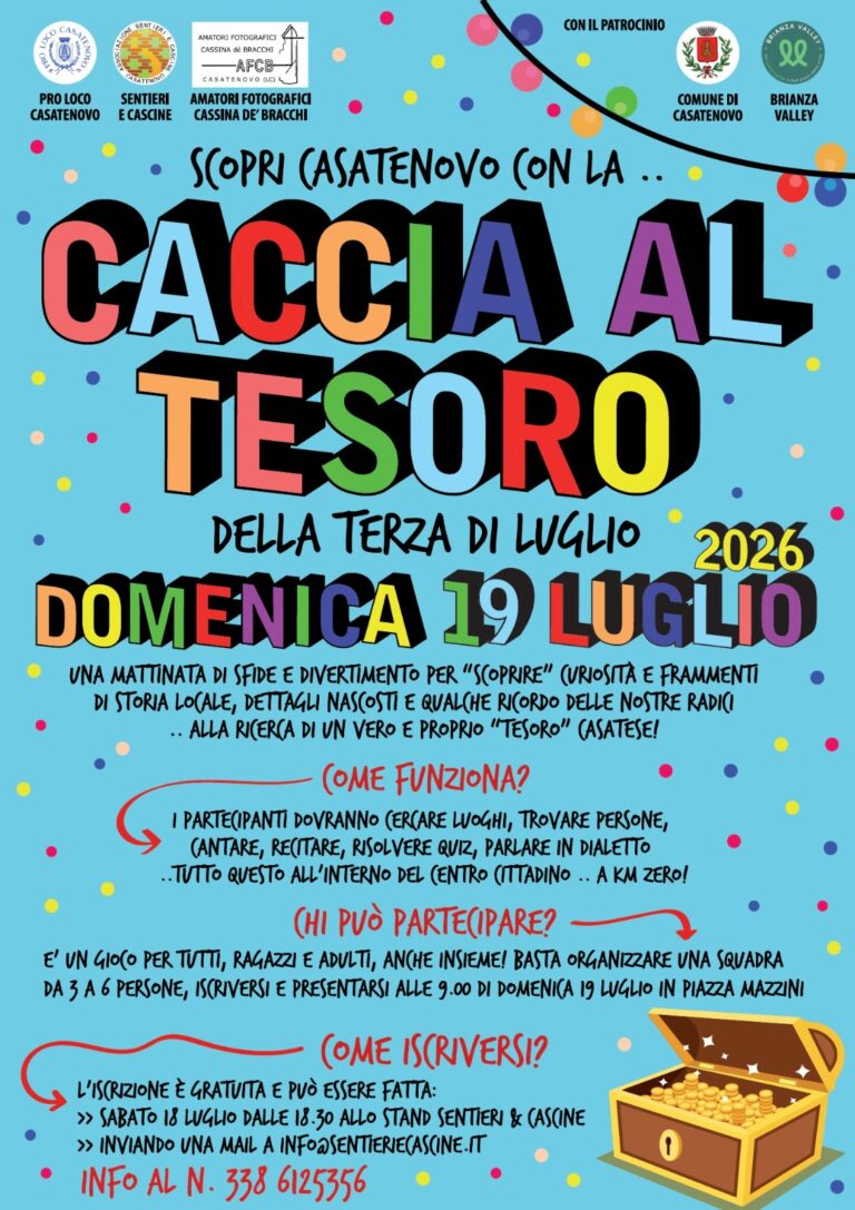 Caccia al tesoro della terza di luglio