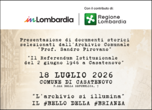 L’archivio si illumina - il Referendum Istituzionale del 2 giugno 1946 a Casatenovo