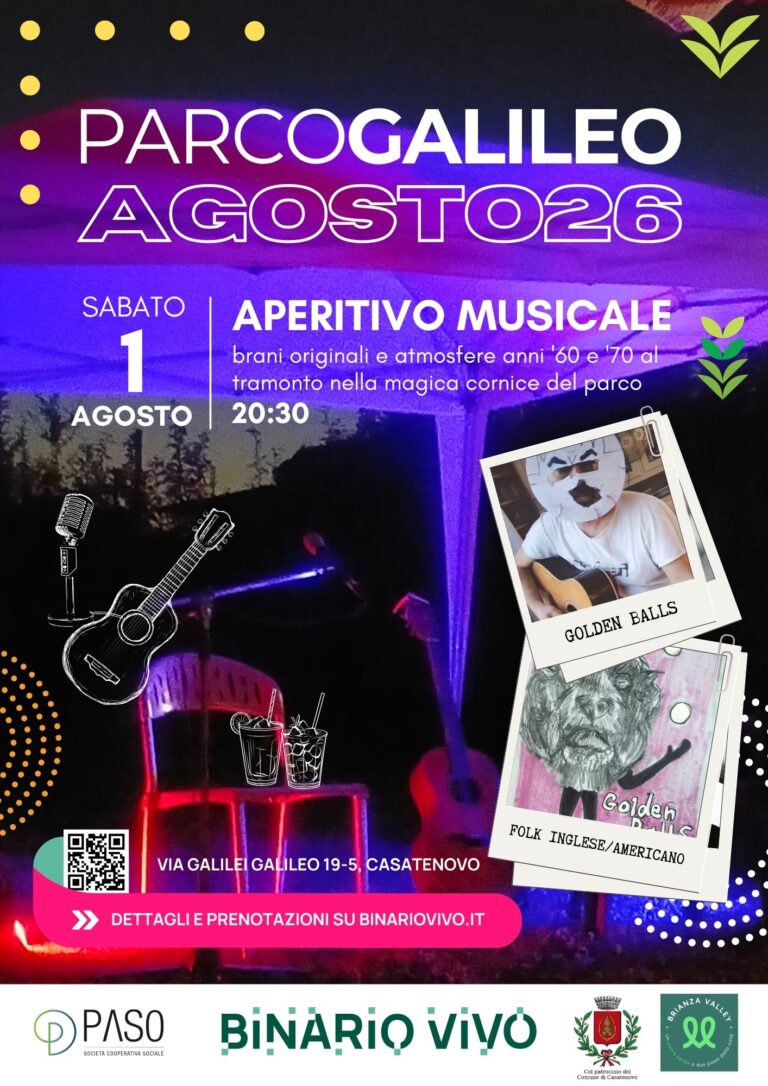 Aperitivo Musicale a Parco Galileo