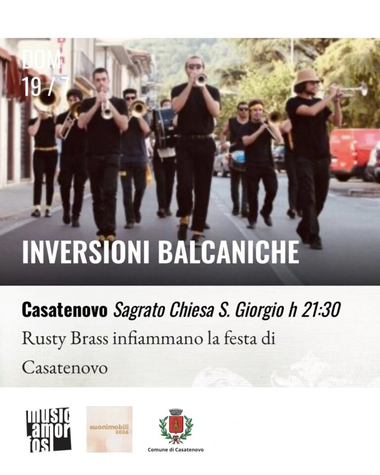 Inversioni balcaniche – Suonimobili 2026 Note d’estate a Casatenovo