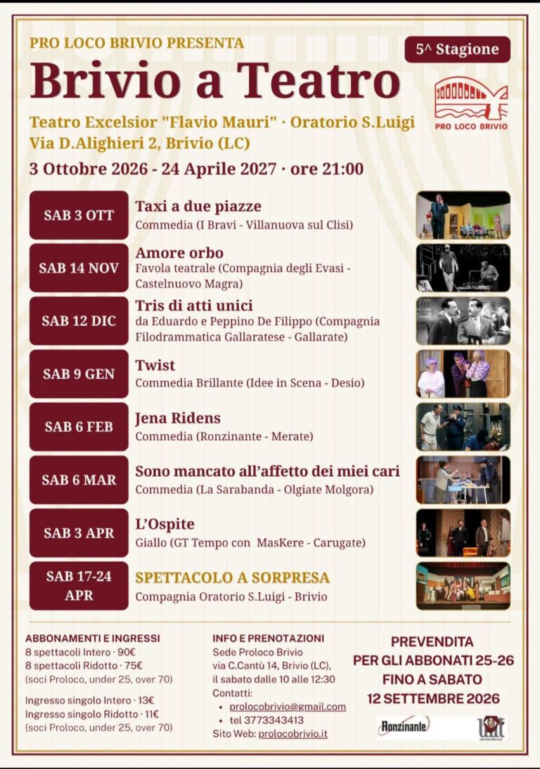 BRIVIO A TEATRO