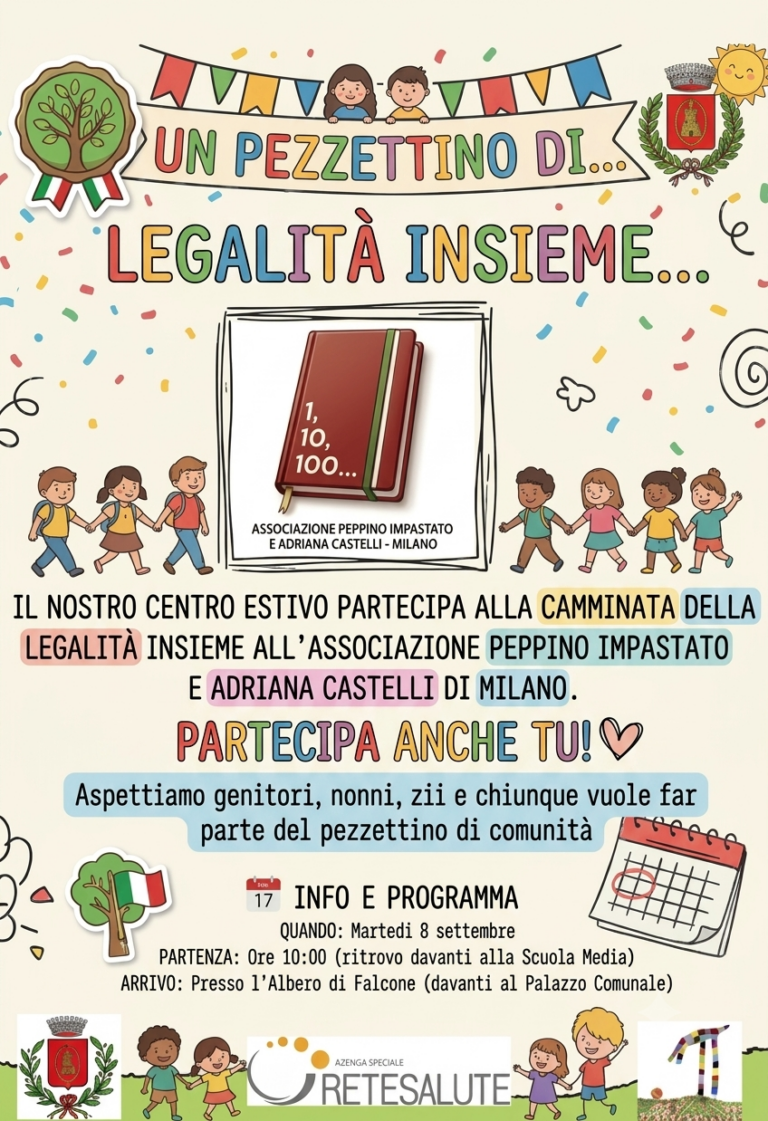 Un pezzettino di… legalità insieme