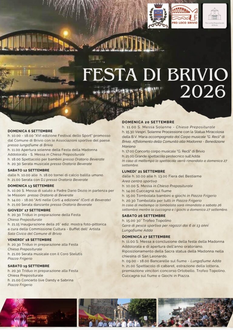 FESTA DI BRIVIO 2026