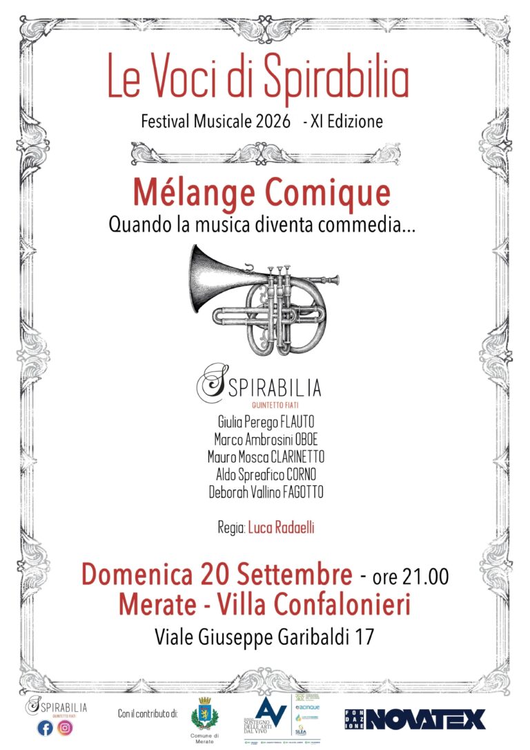 Le voci di Spirabilia – Mélange Comique
