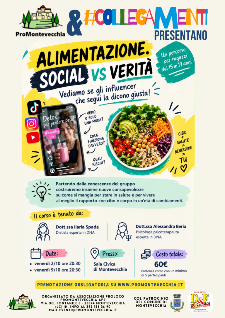 Alimentazione: Social vs Verità