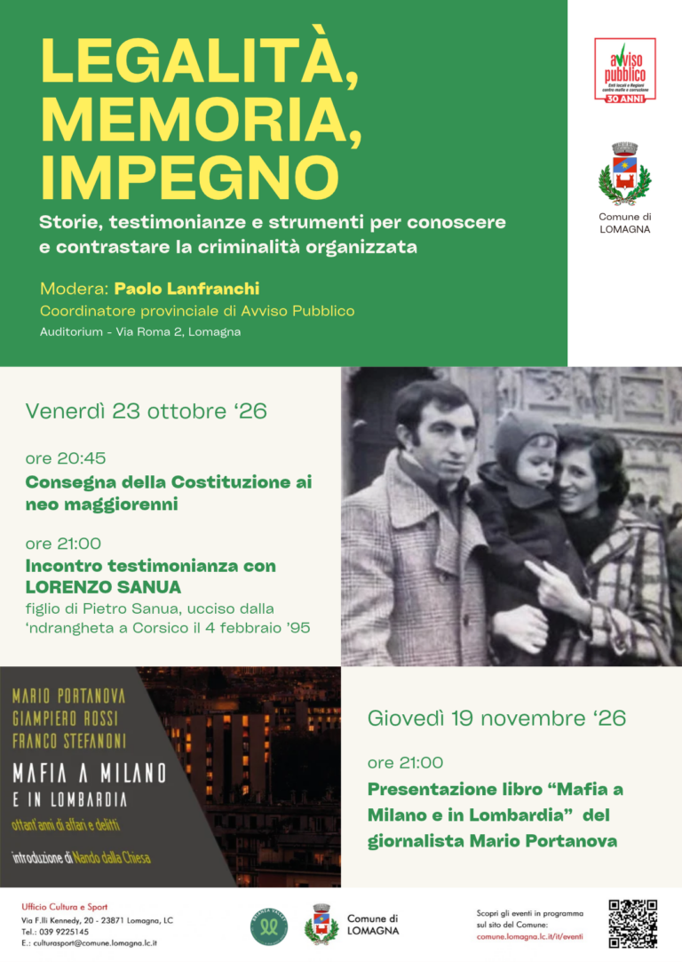 Legalità, memoria, impegno